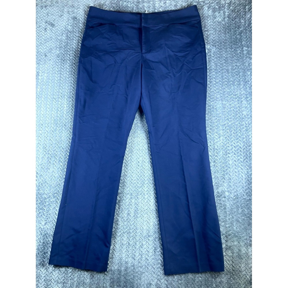 Liverpool Dress Pants Womens 16 Blue Cotton Stretch Career Business LM5099MT